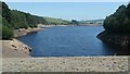 SE1007 : Digley reservoir, from Bilberry reservoir dam by Christine Johnstone