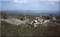 SD8671 : Cairns on Fountains Fell by Philip Halling