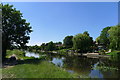 The river Soar approaching Barrow-upon-Soar