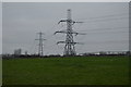 Pylons from sub-station