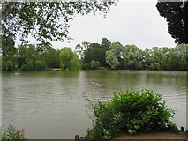 TQ2938 : The lake at Worth Park Gardens by Richard Rogerson