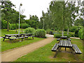 Picnic tables, City West, Leeds