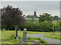 Upper and Lower Wortley Cemetery - view towards Armley