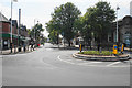 Roundabout at the end of Chapel Lane