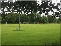 NT2770 : Floodlit football pitch, Inch Park by Richard Webb