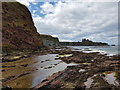 NT5985 : Tantallon Castle shoreline, Firth of Forth by James Howe (Grandson)