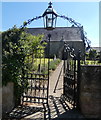 Gates at Saint Mary the Blessed Virgin church