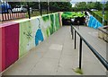 NS5574 : New artwork at Gavin's Mill Underpass (2) by Richard Sutcliffe
