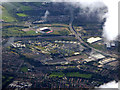 Davyhulme sewage works from the air