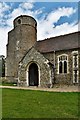 Beyton, All Saints Church: Tower and south porch