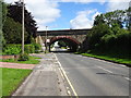 Milford Road, railway bridge and entrance to South Milford railway station