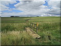 Footbridge and path to Kimbolton