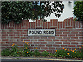 Pound Road sign