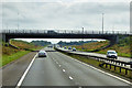 NS9365 : M8 Motorway, Bridge at junction 4a by David Dixon