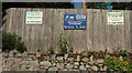 Advertising signs, Woodway Road