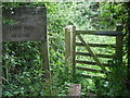 Entrance to Perry Mead Nature Reserve