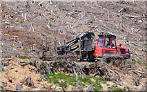 NT2320 : Forestry machine, Oxcleuch Rig by Jim Barton