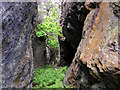 Cleft Rock, Haswell/Hazel Mine, Ausewell, Dartmoor