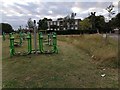 TQ1772 : The outdoor gym on Ham village green by David Howard