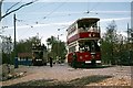 SK3455 : Trams at Wakebridge, 1977 by Alan Murray-Rust