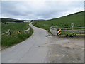 Minor road and Bridge crossing the Burn of Coul