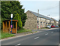 Bus shelter on the A616 at Crow Edge