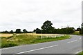 Horham: Bridge over a drainage channel on the B1117