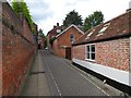 Looking up Minster Lane