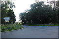 Norwich Road at the junction of Broadmoor Road