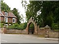 Gateway to Oxton churchyard