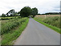 Minor road approaching Oak Bank