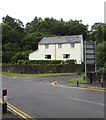 White house amid greenery, Blaenavon