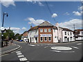 Mini-roundabout between Bridge Street, Mill Lane and Newland Street