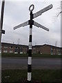 Direction Sign – Signpost on Doncaster Lane, Adwick le Street