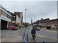 View to the twisted spire in Chesterfield