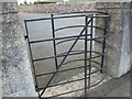 Kissing gate at the old school building, Llanrhos