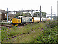 Network Rail test train in Splott, Cardiff