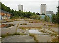 Derelict ground beside the canal