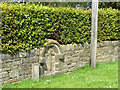 Cross in a wall at Fullshaw Farm, Langsett