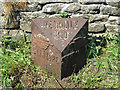 Milestone by the A689 west of Stanhope