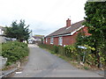 Looking from Meadow Way into Fern Way