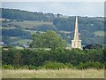 SO9236 : The spire of Bredon church by Philip Halling
