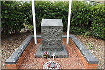TG2813 : Memorial to USAAF Rackheath by Adrian S Pye