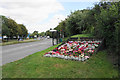 Floral display by Marcham Road