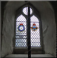 Stradishall church West window