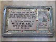TM1714 : St James, Clacton: memorial (b) by Basher Eyre