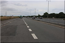 TQ7689 : Parking area on the A130, Thundersley by David Howard
