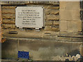 Plaque to Benjamin Waugh, Castle Hill, Settle