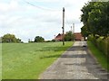 The lane to Little Rudsey Farm