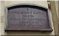 Crane Street Baptist Church information board, Pontypool